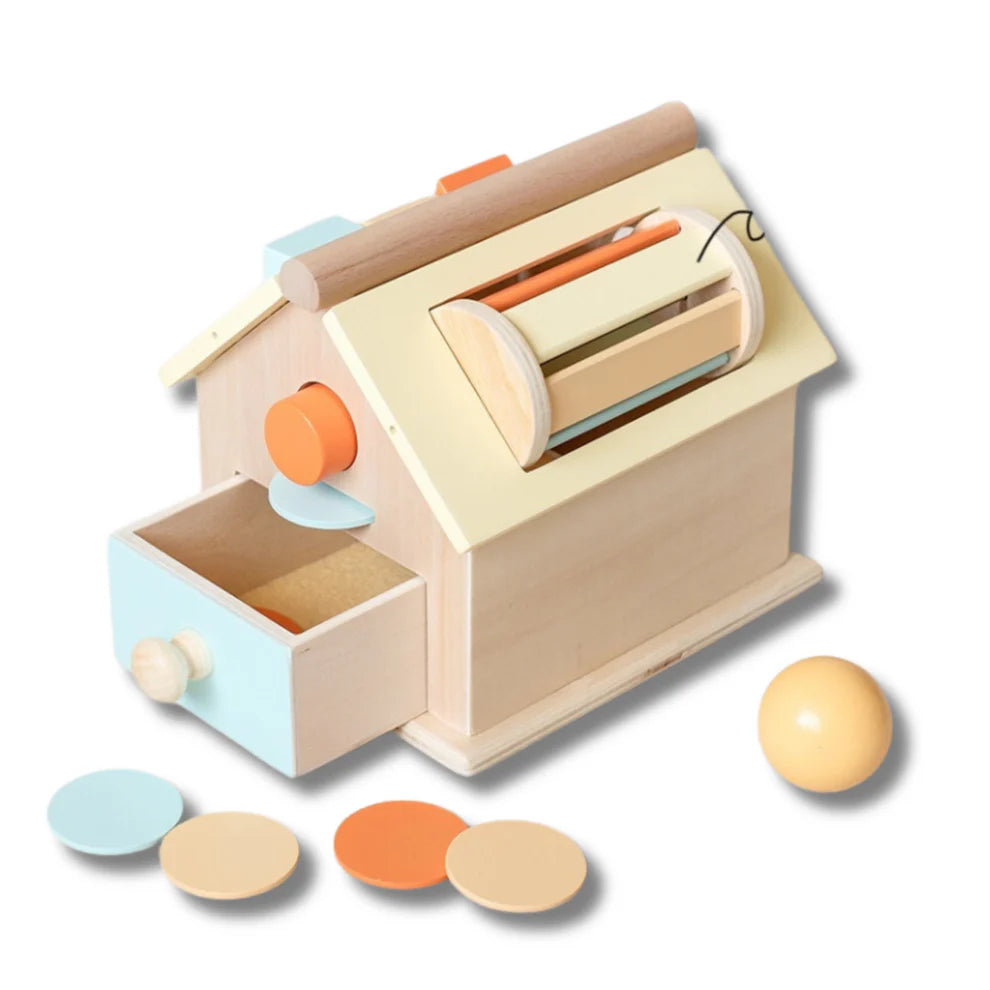 4 in 1 Wooden Montessori Toy House