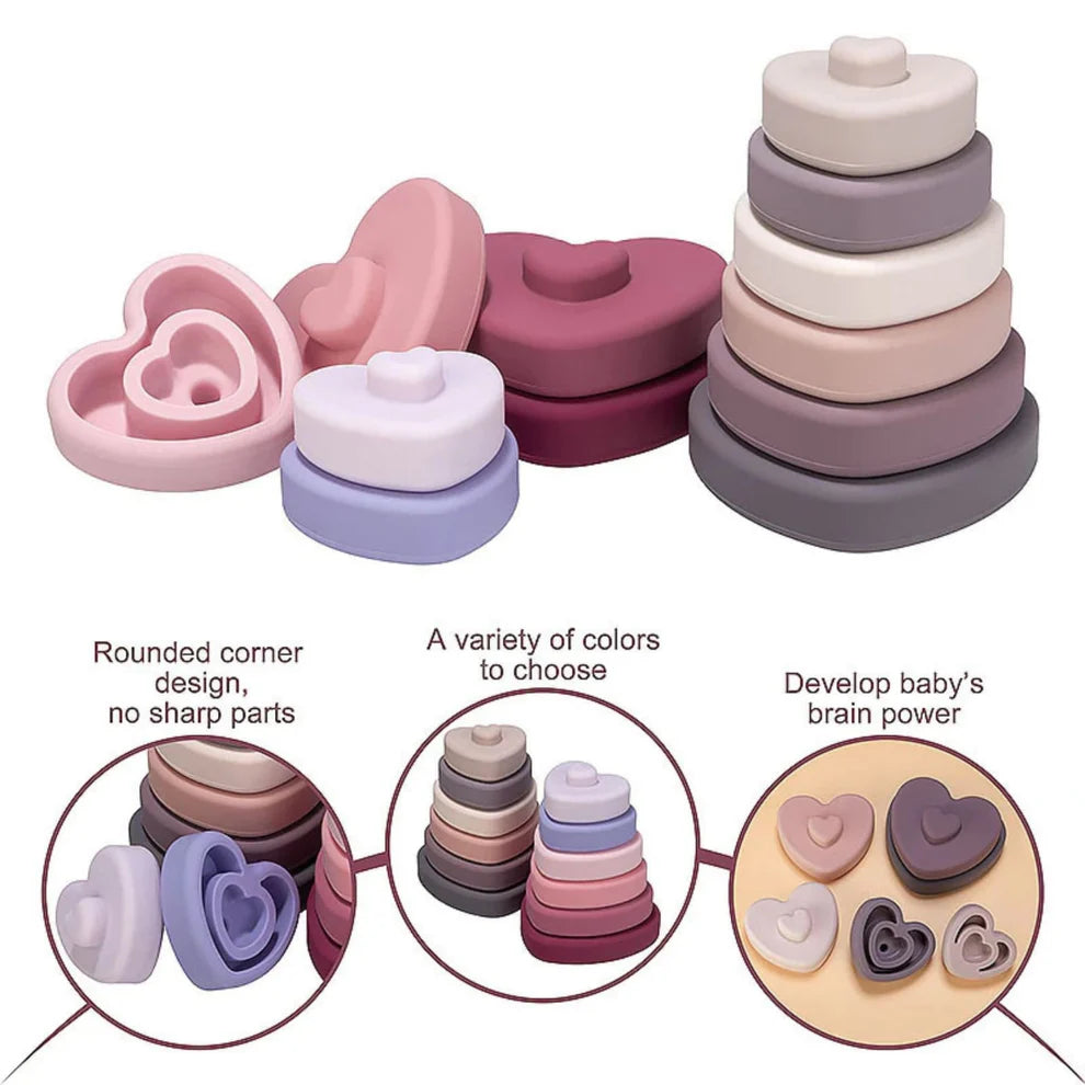 Heart Shaped Stacking Toy