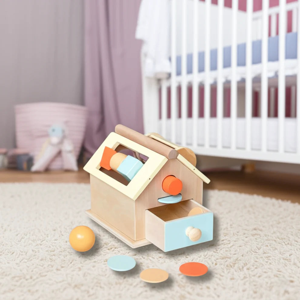 4 in 1 Wooden Montessori Toy House