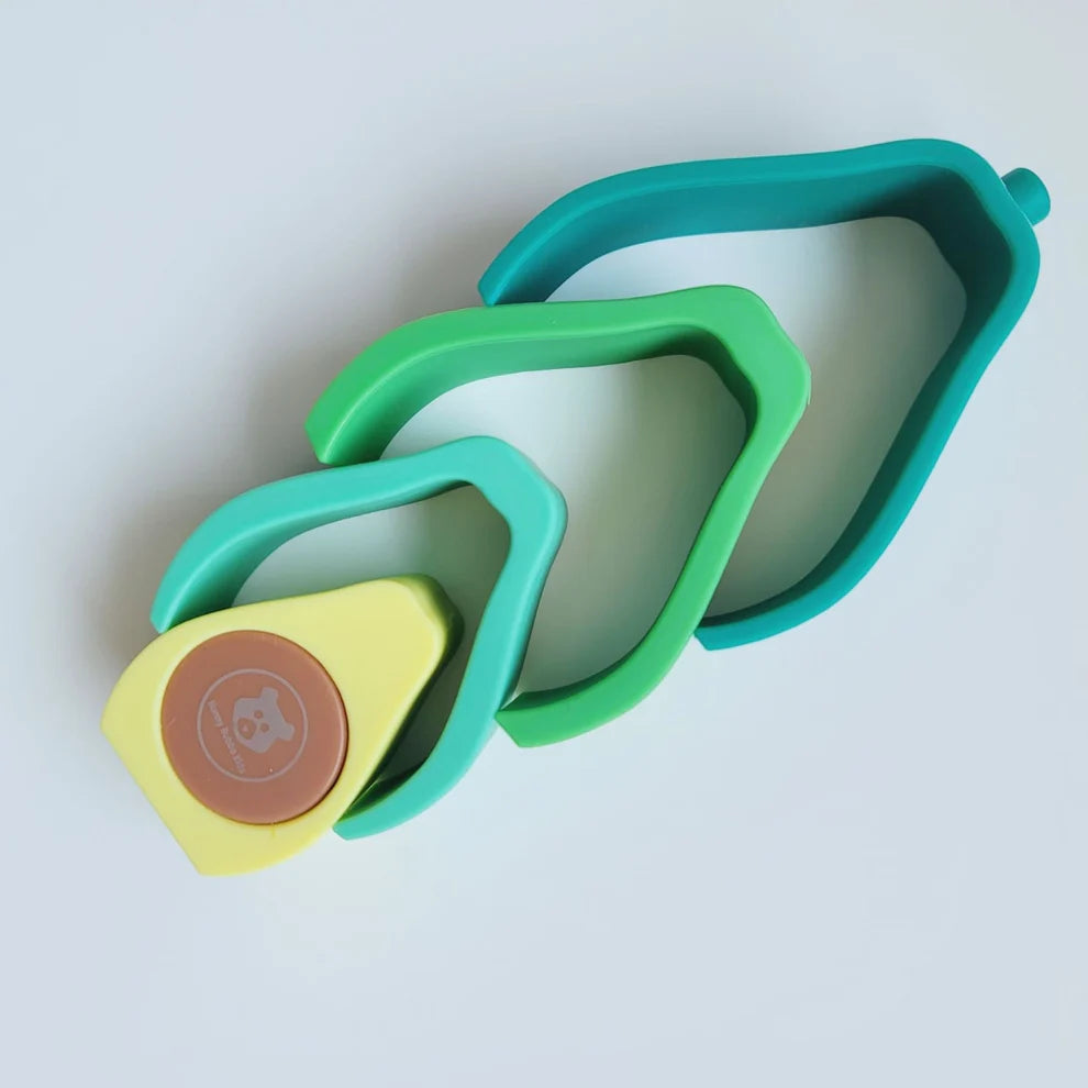 Silicone Avocado Stacking Toy