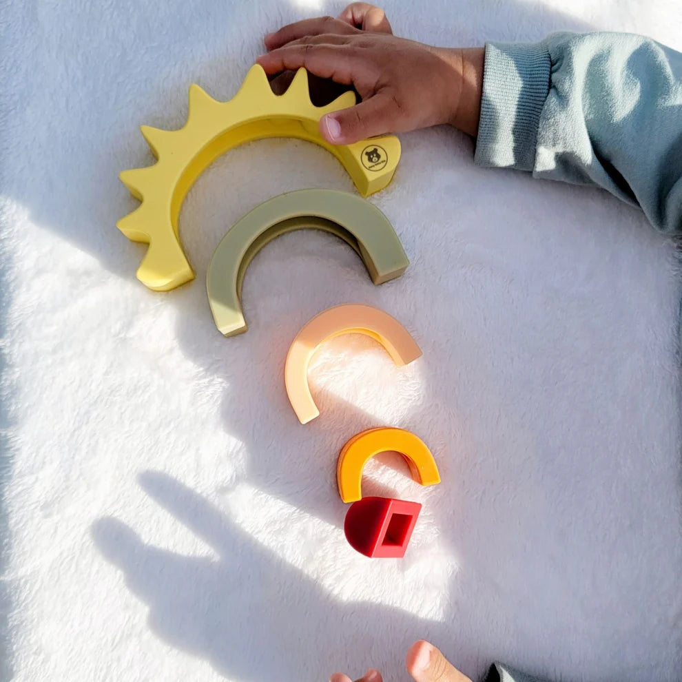 Silicone Sun Stacking Toy