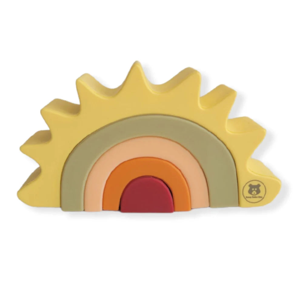 Silicone Sun Stacking Toy