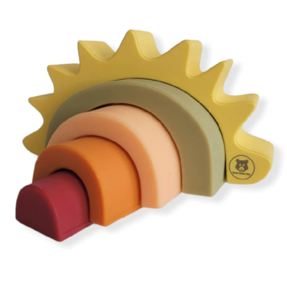 Silicone Sun Stacking Toy