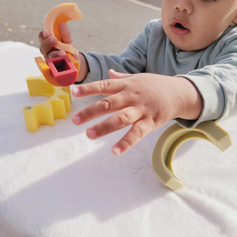 Silicone Sun Stacking Toy