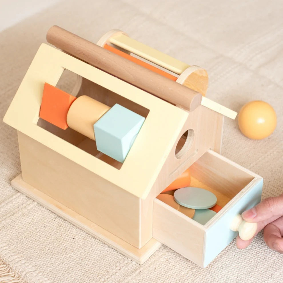 4 in 1 Wooden Montessori Toy House